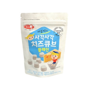 베베스트  사각사각 치즈큐브 플레인 16g