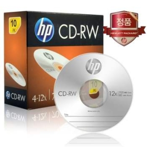 HP DF07WV22 CD-RW 4-12x 10PK 700MB 80min 10����