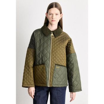 바버 단비 퀼티드 재킷 골든 올리브 152070073