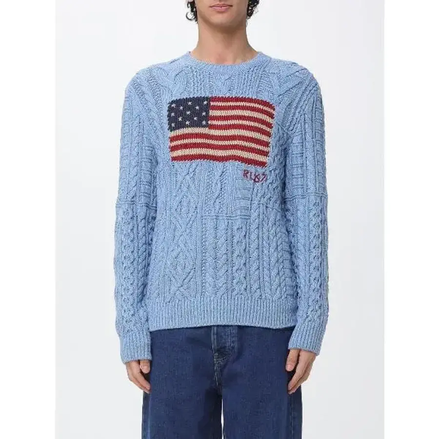 폴로랄프로렌 Knitwear SS26 710B13888 001 Blue 7246515 20JP13_이미지