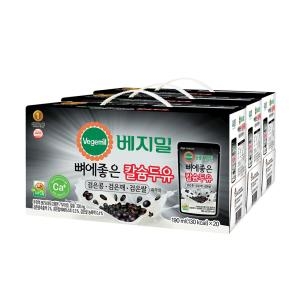 정식품 베지밀 검은콩 깨 쌀두유 190mlx20팩x3박스_이미지