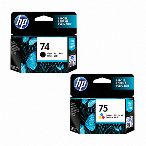 HP 벌크 74 (CB335WA), 75 (CB337WA) 세트 (유통기간경과)_이미지