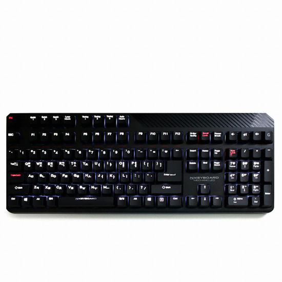 스카이디지탈 NKEYBOARD 메카닉 LED (레드, 저소음 적축)_이미지