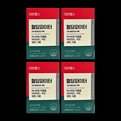 대원제약 혈당파이터 250mg 30정 (4개)_이미지