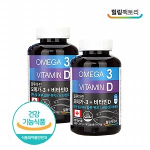 힐링팩토리 오메가3 + 비타민D 1303mg 180캡슐 (2개)_이미지