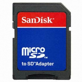 Sandisk microSD to SD 카드어댑터_이미지