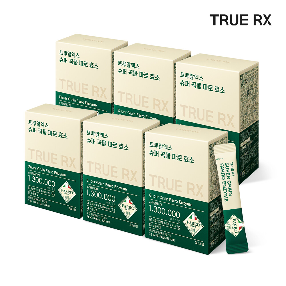 트루알엑스 슈퍼곡물 파로 효소 28포 (6개)_이미지