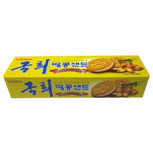 크라운제과 국희 땅콩샌드 70g (1개)_이미지