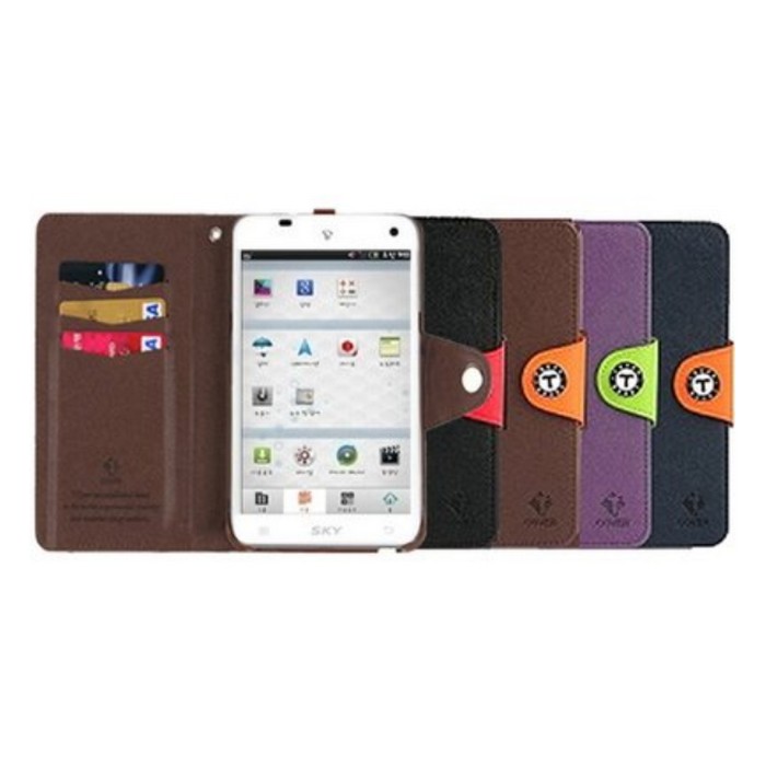 투영 베가 LTE M T-COVER 럭셔리 가죽 다이어리 케이스 (IM-A810)_이미지