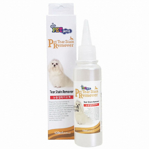 펫퍼스 눈물 얼룩 지우개 120ml이미지입니다. 누르면 해당 게시물로 새창이동합니다.