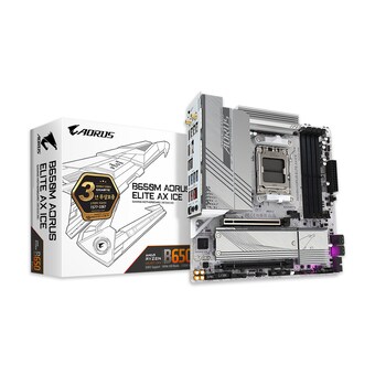 GIGABYTE B650M <b>AORUS</b> <b>ELITE</b> AX ICE 제이씨현