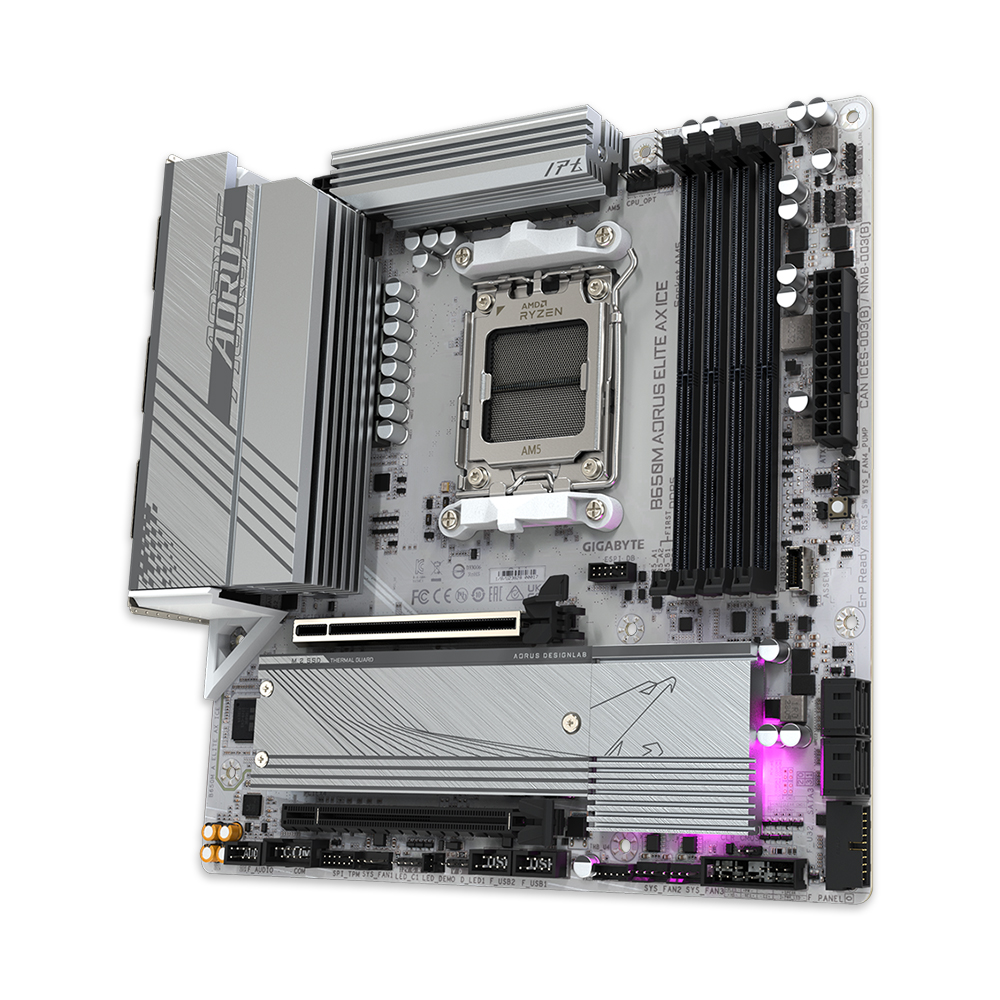 GIGABYTE B650M AORUS ELITE AX ICE 제이씨현_이미지