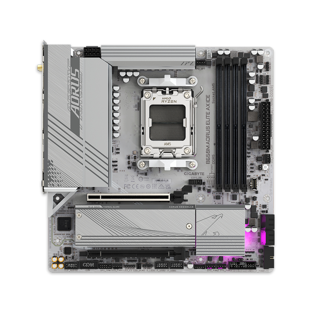 GIGABYTE B650M AORUS ELITE AX ICE 제이씨현_이미지