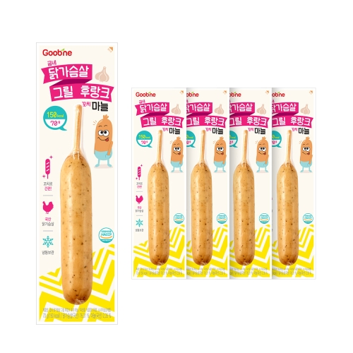 닭가슴살 그릴후랑크 꼬치마늘 70g