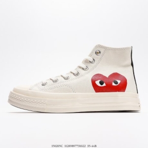컨버스 CONVERSE 컨버스 척 테일러 올스타 70s 옥스 꼼데스 가르송 플레이 그레이 150205C_이미지