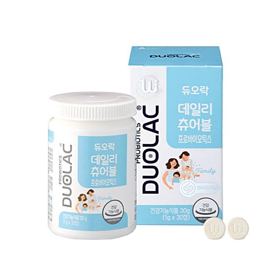 듀오락 데일리 츄어블 프로바이오틱스 30정 (1개)_이미지