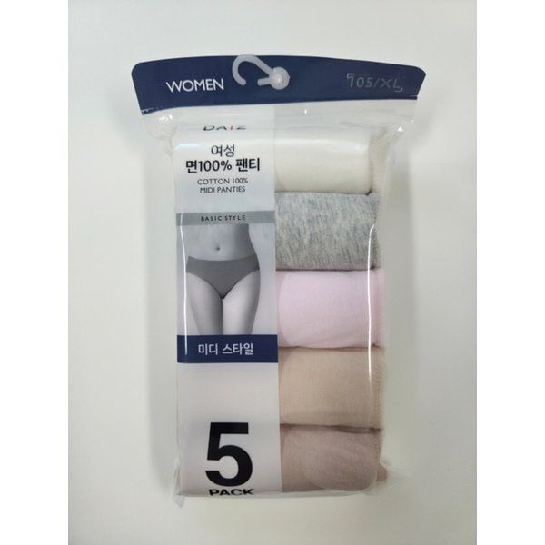 데이즈 면100% 팬티 미디5매1192324