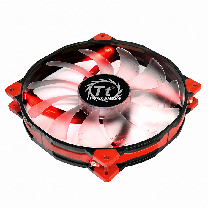 써멀테이크 Luna 20 LED FAN Red 마이크로닉스_이미지