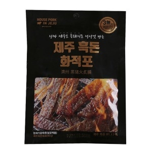 프레시웰 하우스포크인제주 제주 흑돈 화적포 육포 흑돼지 직화 맛 안주 40g_이미지