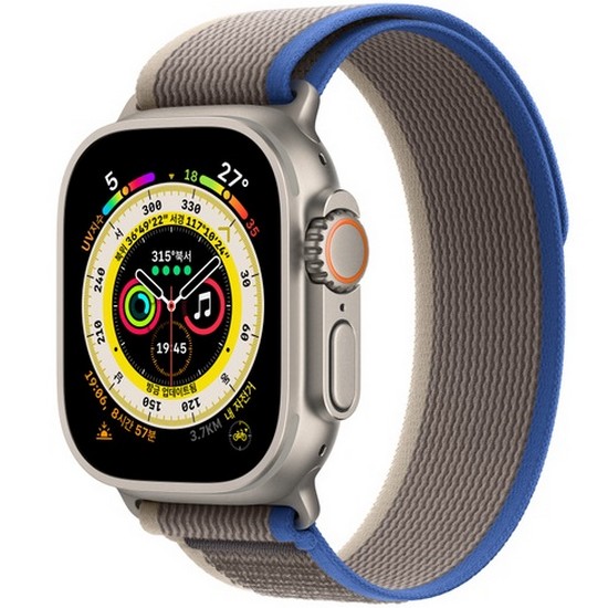 APPLE 워치 트레일 루프 S/M (블루/그레이) (44mm/45mm/49mm)_이미지