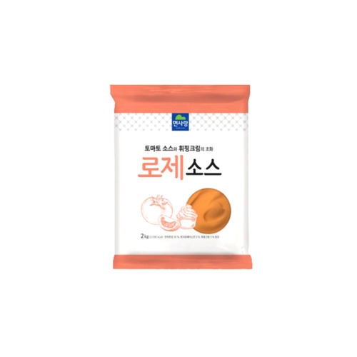 면사랑 로제소스 2kg (1개)_이미지