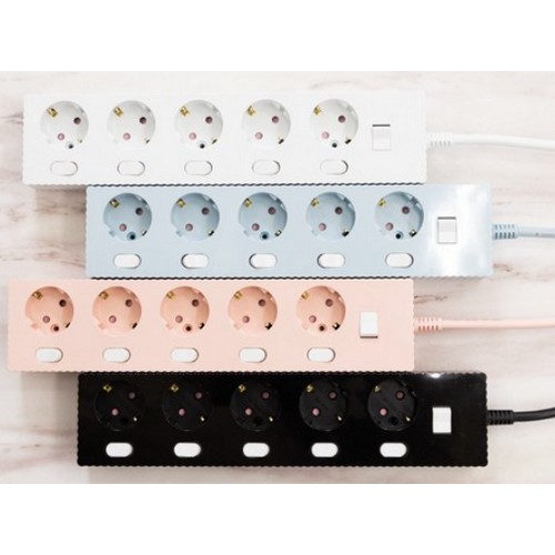 웨이브 5구 과부하차단 메인 개별스위치 절전 고용량 멀티탭