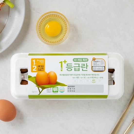 에그플러스 1+등급 계란 특란 10구 (1개)