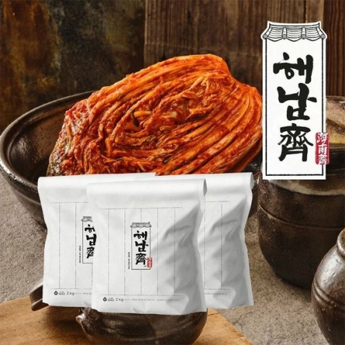 CJ제일제당 해남재 포기배추김치 2kg (3개)