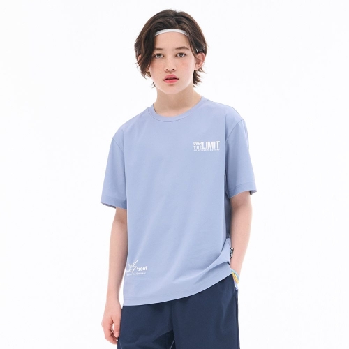오션스카이 남아 쿨 라이트 그래픽 반팔 티셔츠-EBJB5816D0D_이미지