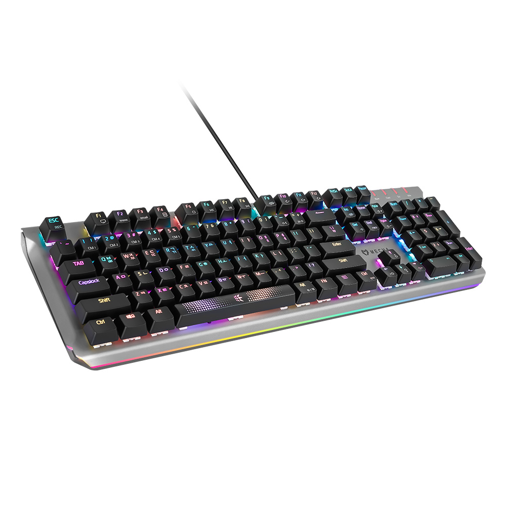 마이크로닉스 메카 ZK2 마닉축 RGB 게이밍 기계식 키보드 (적축)_이미지