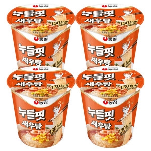 농심 누들핏 새우탕맛 36g (4개)