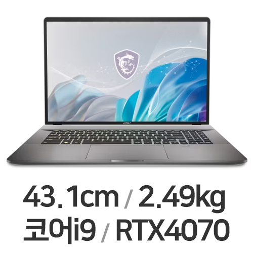 MSI ũ�������� Z17 HX Studio A14VGT-i9 W11 96GB��