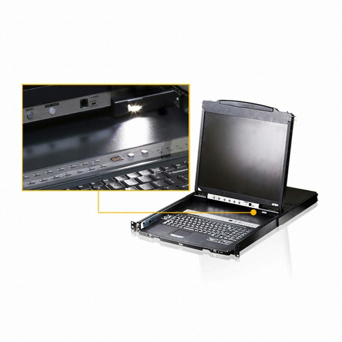 ATEN CL5816N 16포트 듀얼 레일 LCD KVM 스위치_이미지