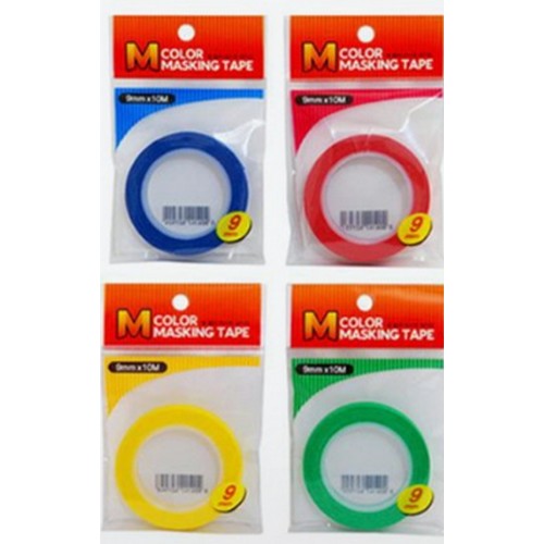 엠시리즈 컬러마스킹 테이프 실속형 (12mm x 10m)_이미지
