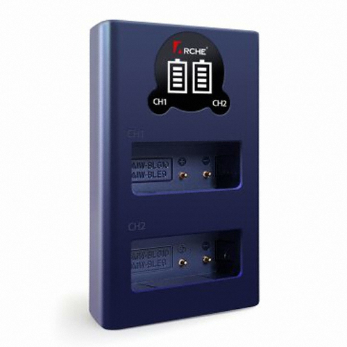 Arche 파나소닉 DMW-BLC12 호환 LCD 듀얼충전기_이미지