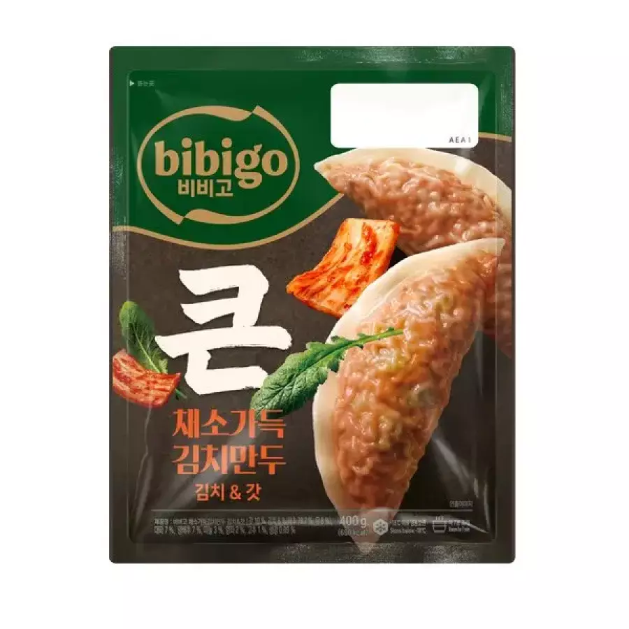 큰채소가득김치만두 김치&갓 400g