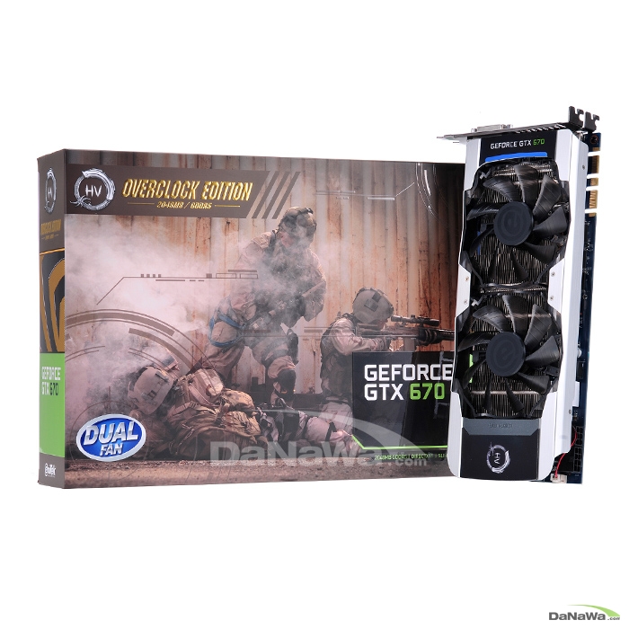 이엠텍 HV 지포스 GTX670 OverClock Edition D5 2GB Dual Fan_이미지