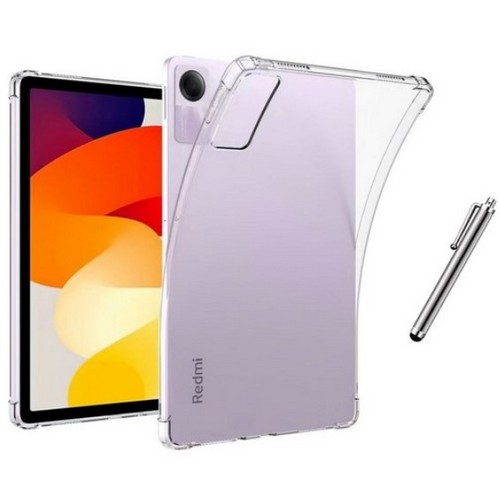 케이스나라 샤오미 레드미 패드 SE 슬림핏 투명 젤리 케이스+터치펜 세트