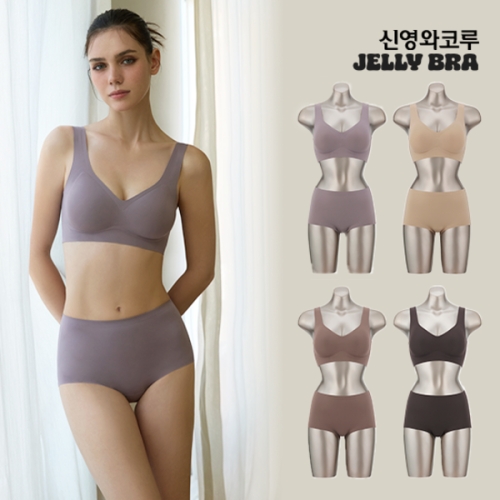 와코루 젤리브라 26신상 젤리와이어 브라팬티 노후크