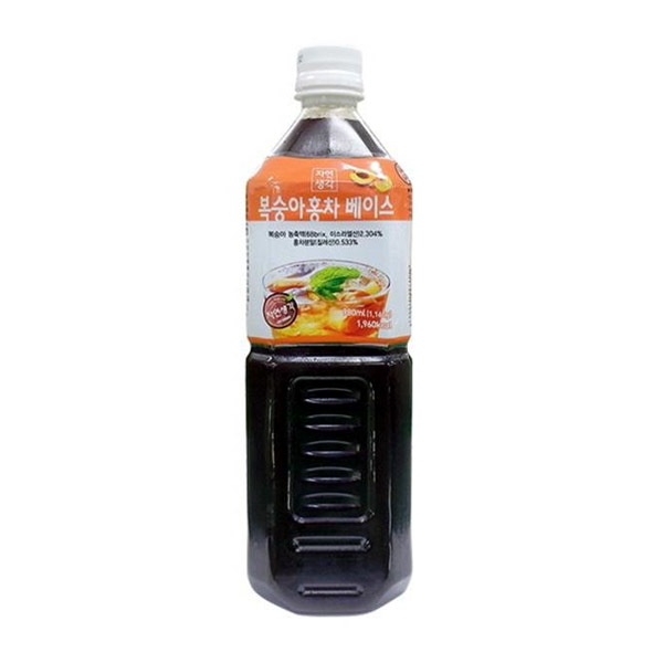 희창유업 자연생각 복숭아홍차 980ml (2개)