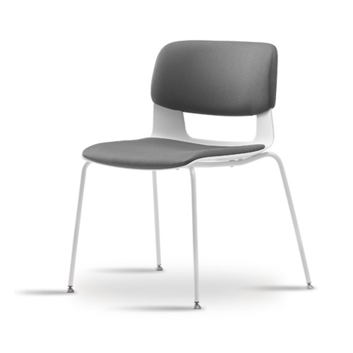 시디즈 버튼 화이트 글라이드 책상 의자