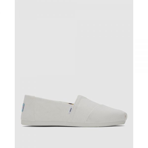 TOMS 알파르가타 클래식 여성용 흰색 캔버스 7222191_이미지