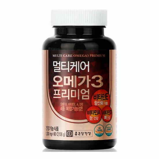 종근당건강 멀티케어 오메가3 프리미엄 90캡슐 (3개)_이미지