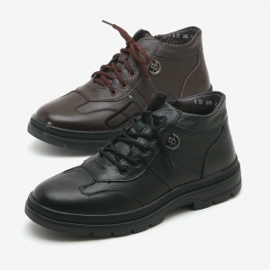 한파 대비 기모 안감 가죽 워킹화 WW-SE-HDW33