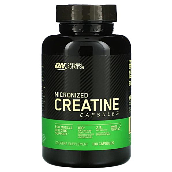 옵티멈뉴트리션  마이크로나이즈 크레아틴 100캡슐 (해외) (1개)