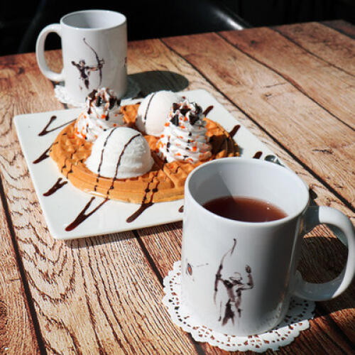 디자인 머그컵 양궁선수 (if955)