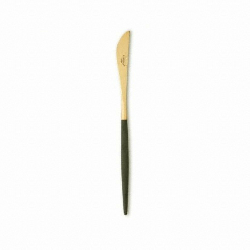 큐티폴 ㅤ고아 블랙 골드 디저트 나이프 (1개)_이미지
