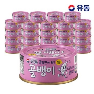 유성물산교역 유동 골빔면 골뱅이 95g (24개)_이미지