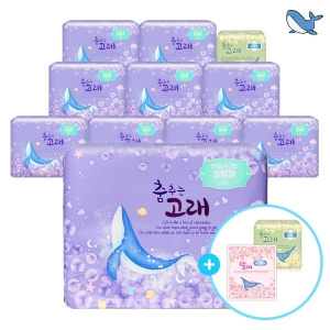 꿈꾸는고래 춤추는고래 매직에어쿠션 슬림 오버나이트 18개 (10팩(180개))