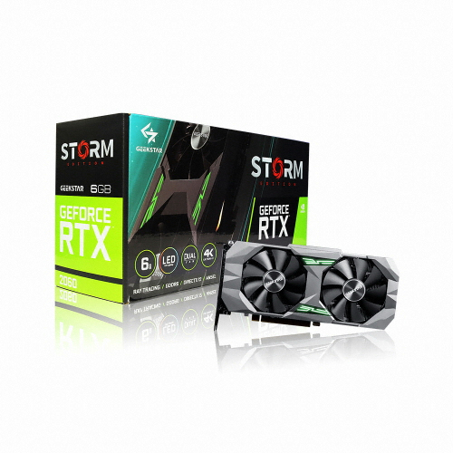 세컨드찬스 GEEKSTAR 지포스 RTX 2060 STORM DUAL D6 6GB